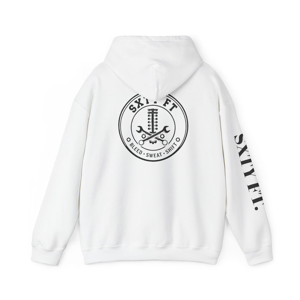Hoodie - SXTY FT. Minimalist Logo Pullover Hoodie