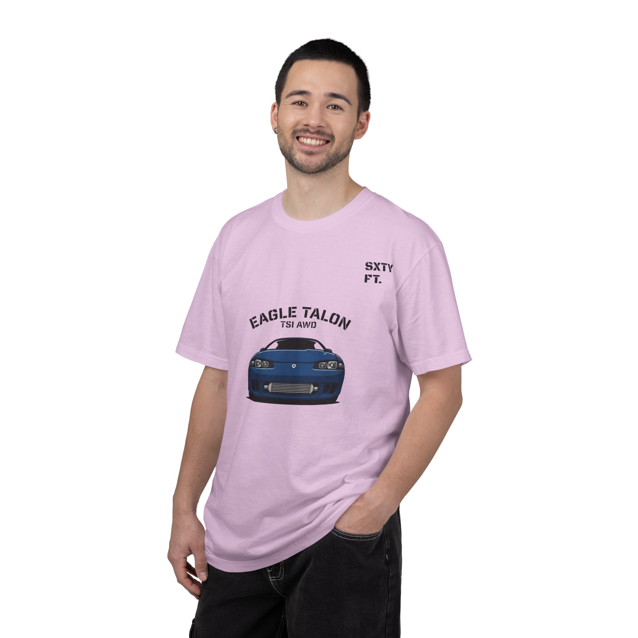 Eagle Talon Car Tee — Retro Blue Sports Coupe Graphic T-Shirt