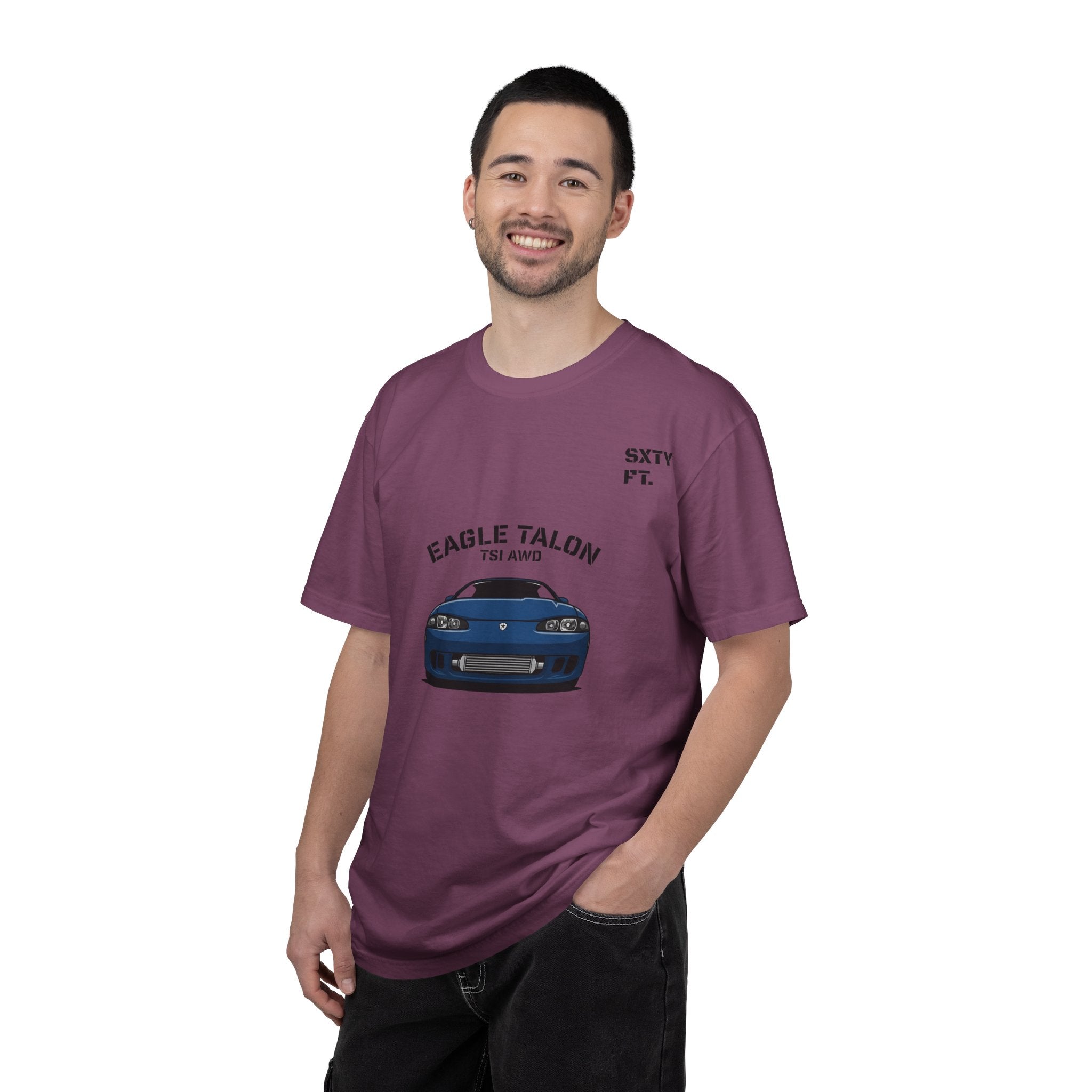 Eagle Talon Car Tee — Retro Blue Sports Coupe Graphic T-Shirt