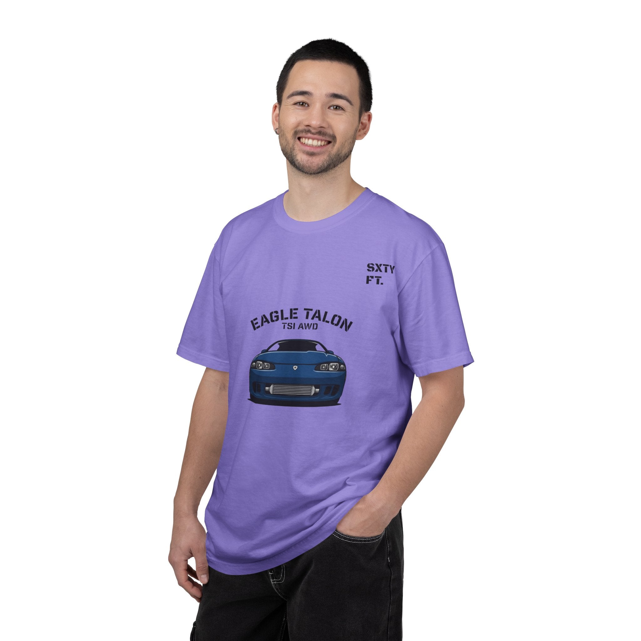 Eagle Talon Car Tee — Retro Blue Sports Coupe Graphic T-Shirt