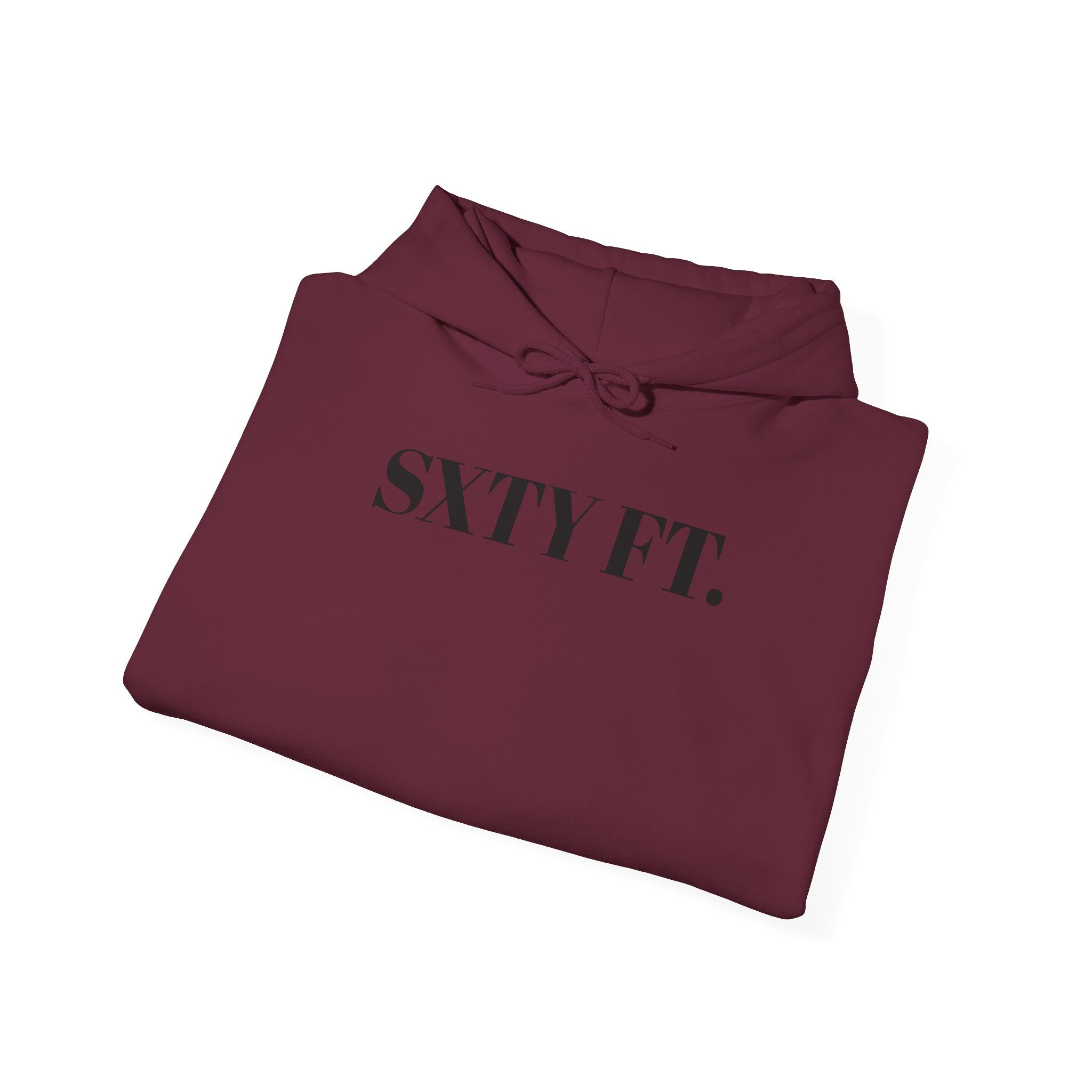 Hoodie - SXTY FT. Minimalist Logo Pullover Hoodie