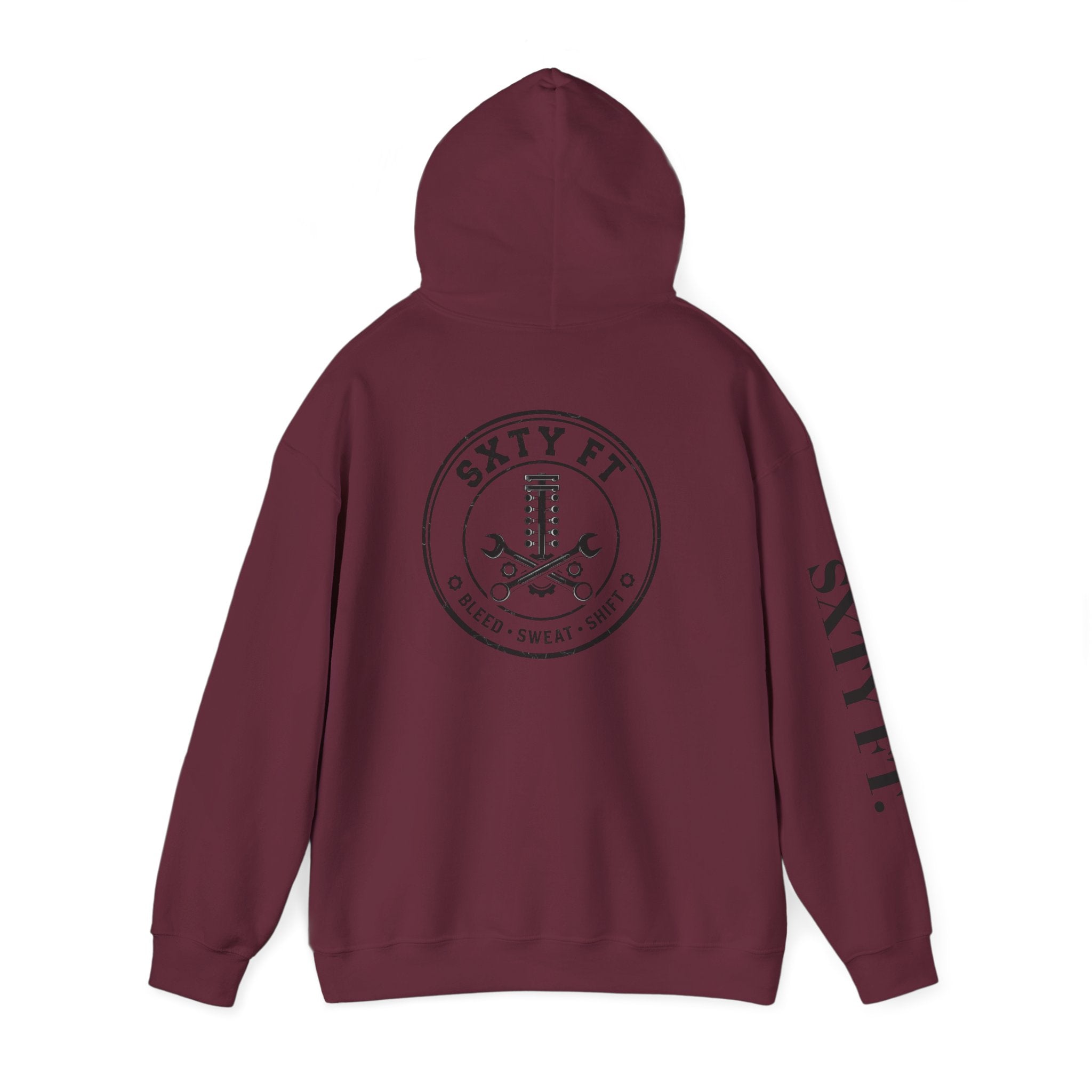 Hoodie - SXTY FT. Minimalist Logo Pullover Hoodie