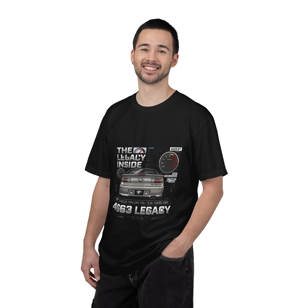 Legacy 4G63 T-Shirt — Retro Turbo JDM Car Graphic ("The Legacy Inside")