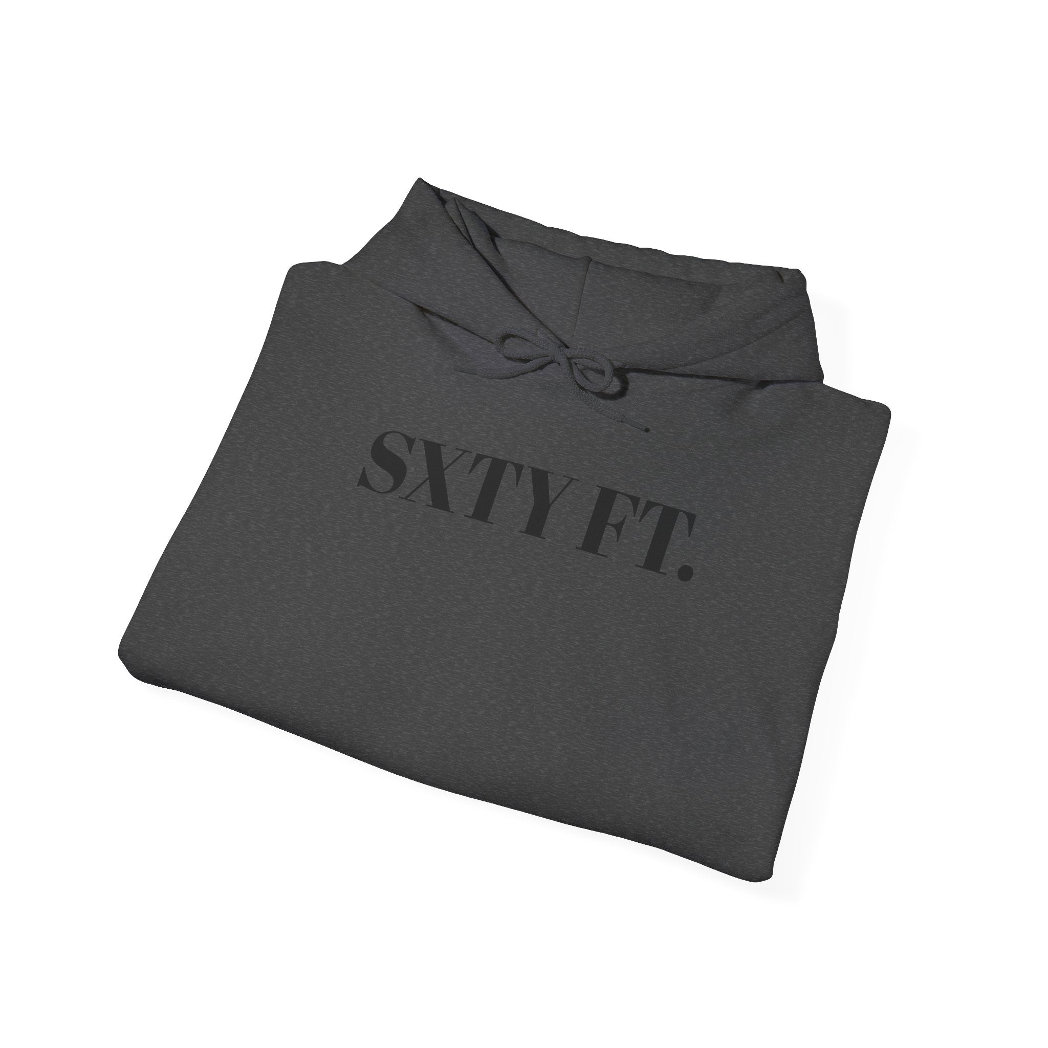 Hoodie - SXTY FT. Minimalist Logo Pullover Hoodie