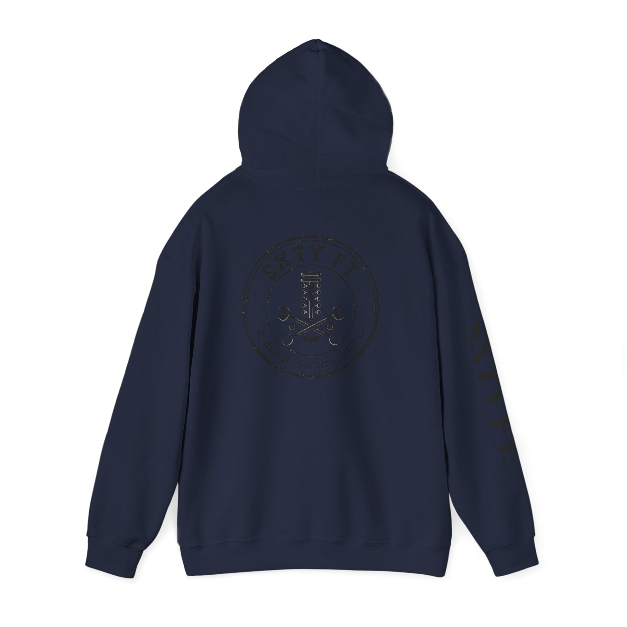 Hoodie - SXTY FT. Minimalist Logo Pullover Hoodie