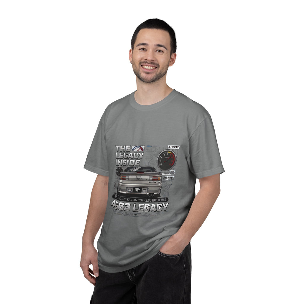 Legacy 4G63 T-Shirt — Retro Turbo JDM Car Graphic ("The Legacy Inside")