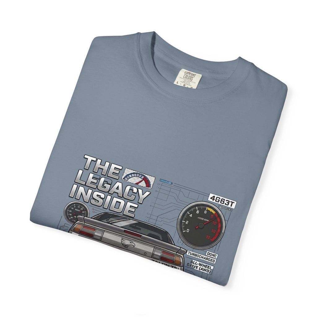 Legacy 4G63 T-Shirt — Retro Turbo JDM Car Graphic ("The Legacy Inside")