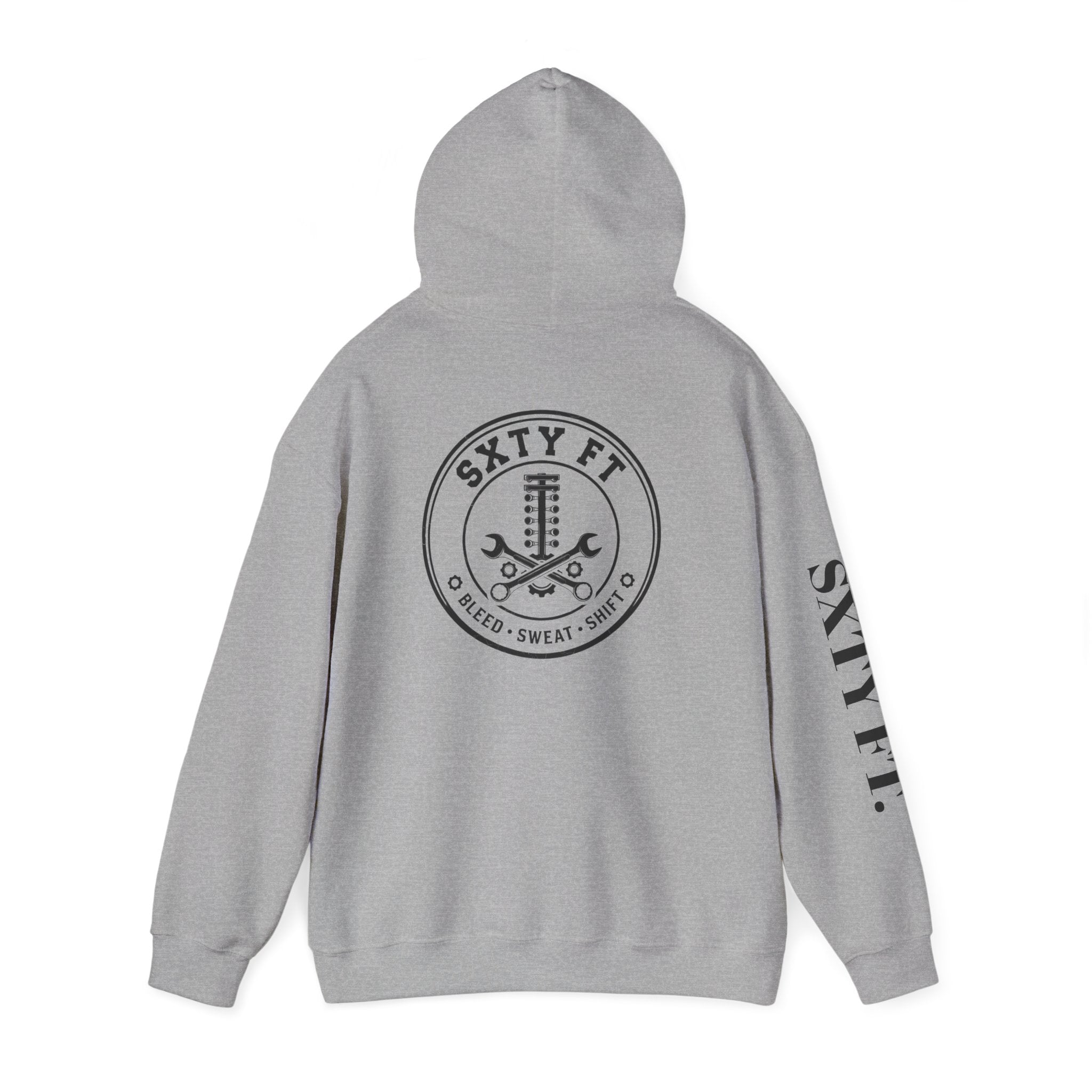 Hoodie - SXTY FT. Minimalist Logo Pullover Hoodie