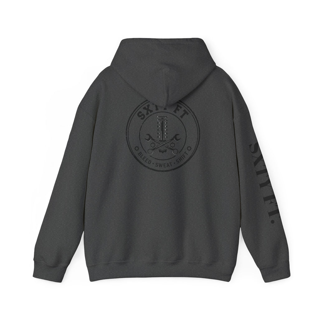 Hoodie - SXTY FT. Minimalist Logo Pullover Hoodie