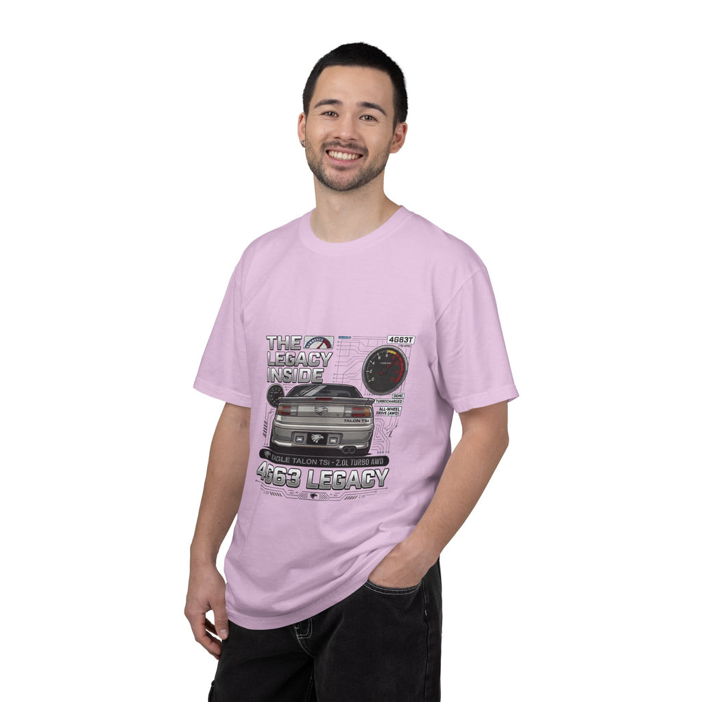 Legacy 4G63 T-Shirt — Retro Turbo JDM Car Graphic ("The Legacy Inside")