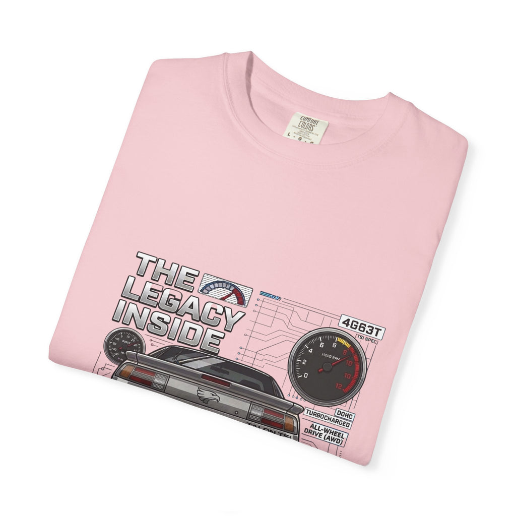 Legacy 4G63 T-Shirt — Retro Turbo JDM Car Graphic ("The Legacy Inside")