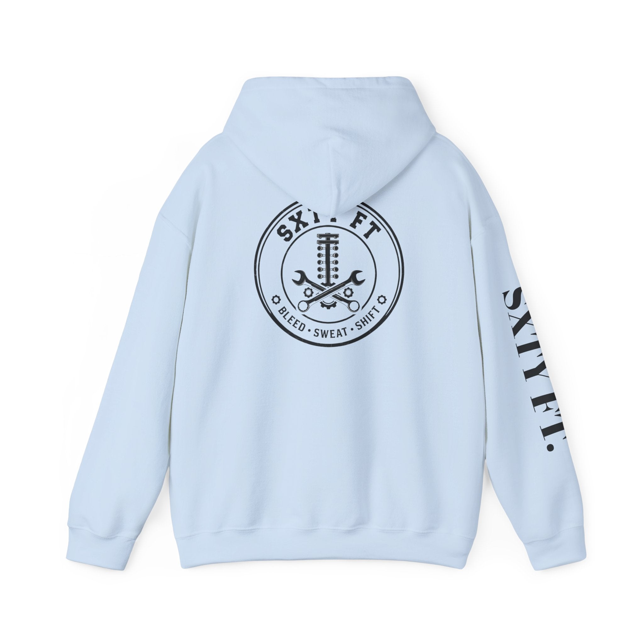 Hoodie - SXTY FT. Minimalist Logo Pullover Hoodie