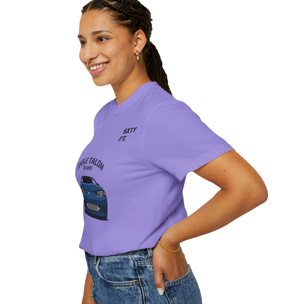 Eagle Talon Car Tee — Retro Blue Sports Coupe Graphic T-Shirt