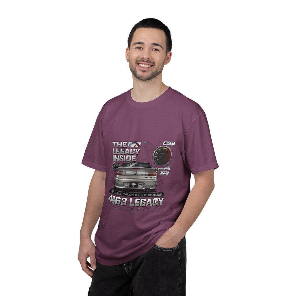 Legacy 4G63 T-Shirt — Retro Turbo JDM Car Graphic ("The Legacy Inside")