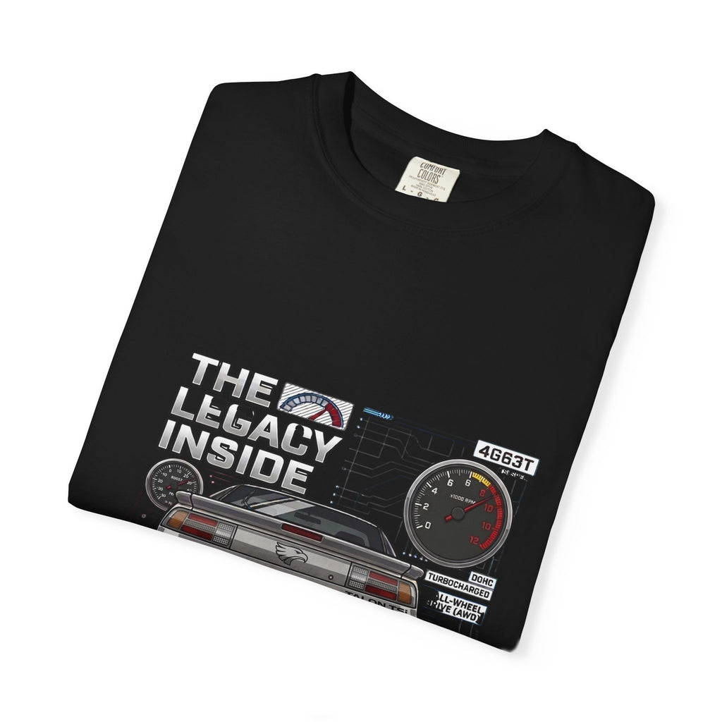 Legacy 4G63 T-Shirt — Retro Turbo JDM Car Graphic ("The Legacy Inside")