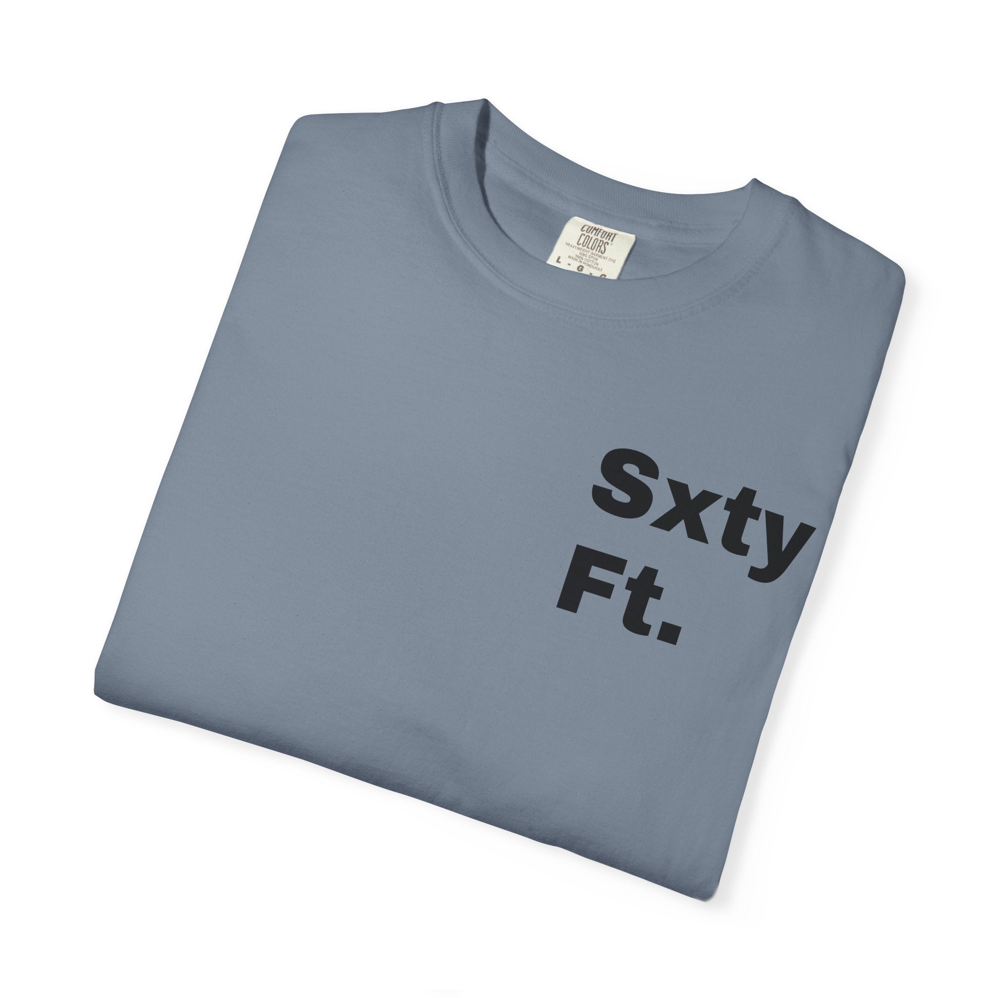 Sxty Ft. Tire Graphic T-Shirt — Vintage Dragster Wheel Tee