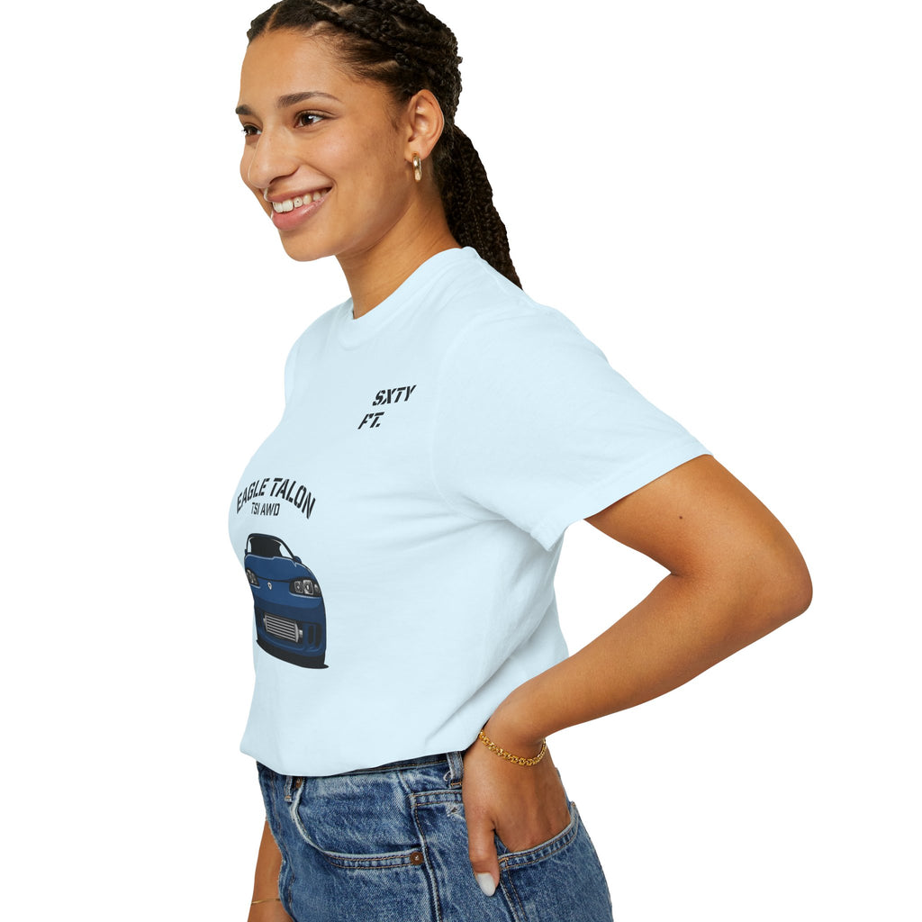 Eagle Talon Car Tee — Retro Blue Sports Coupe Graphic T-Shirt