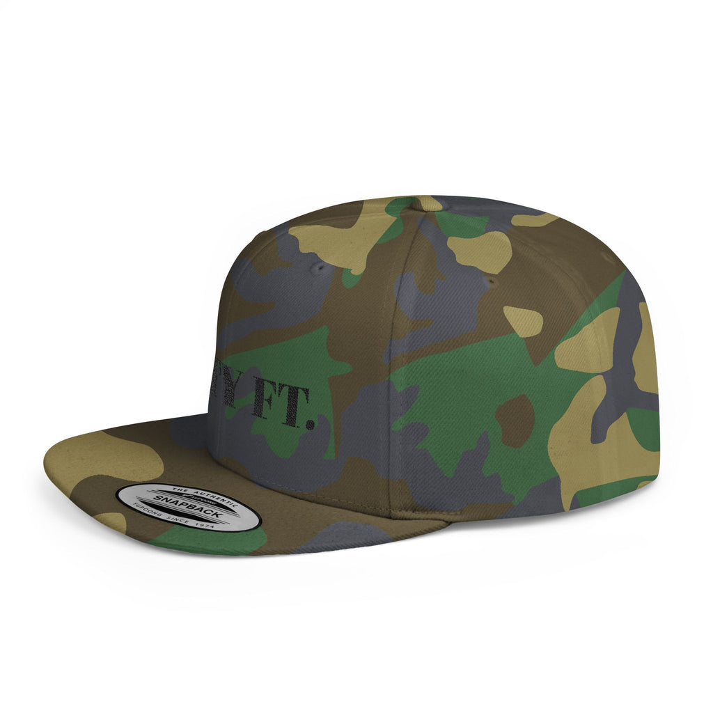 SXTY FT. Flat Bill Snapback Hat — Minimalist Streetwear Cap