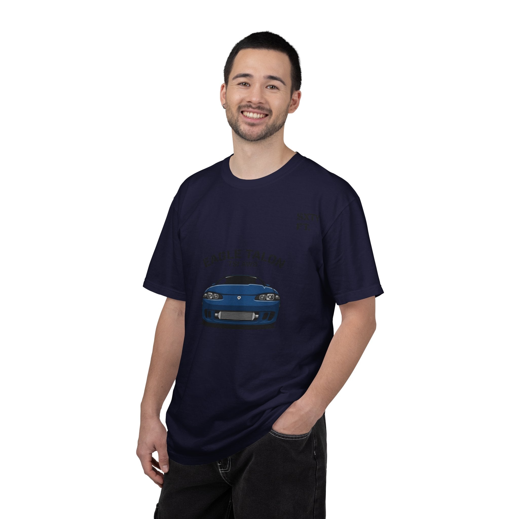 Eagle Talon Car Tee — Retro Blue Sports Coupe Graphic T-Shirt