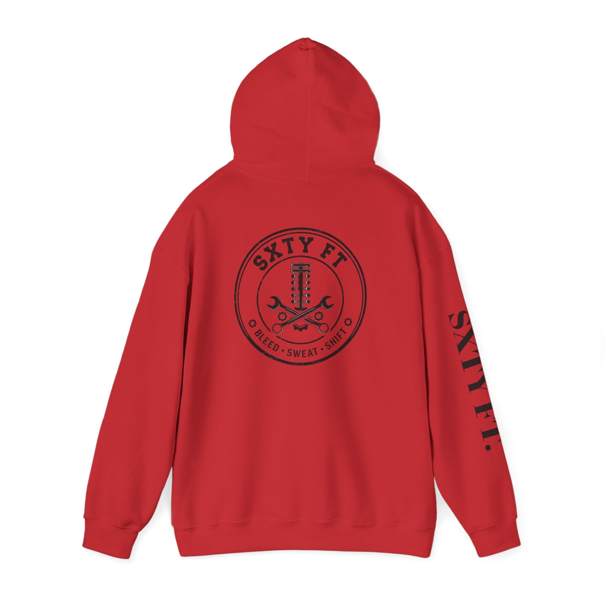 Hoodie - SXTY FT. Minimalist Logo Pullover Hoodie