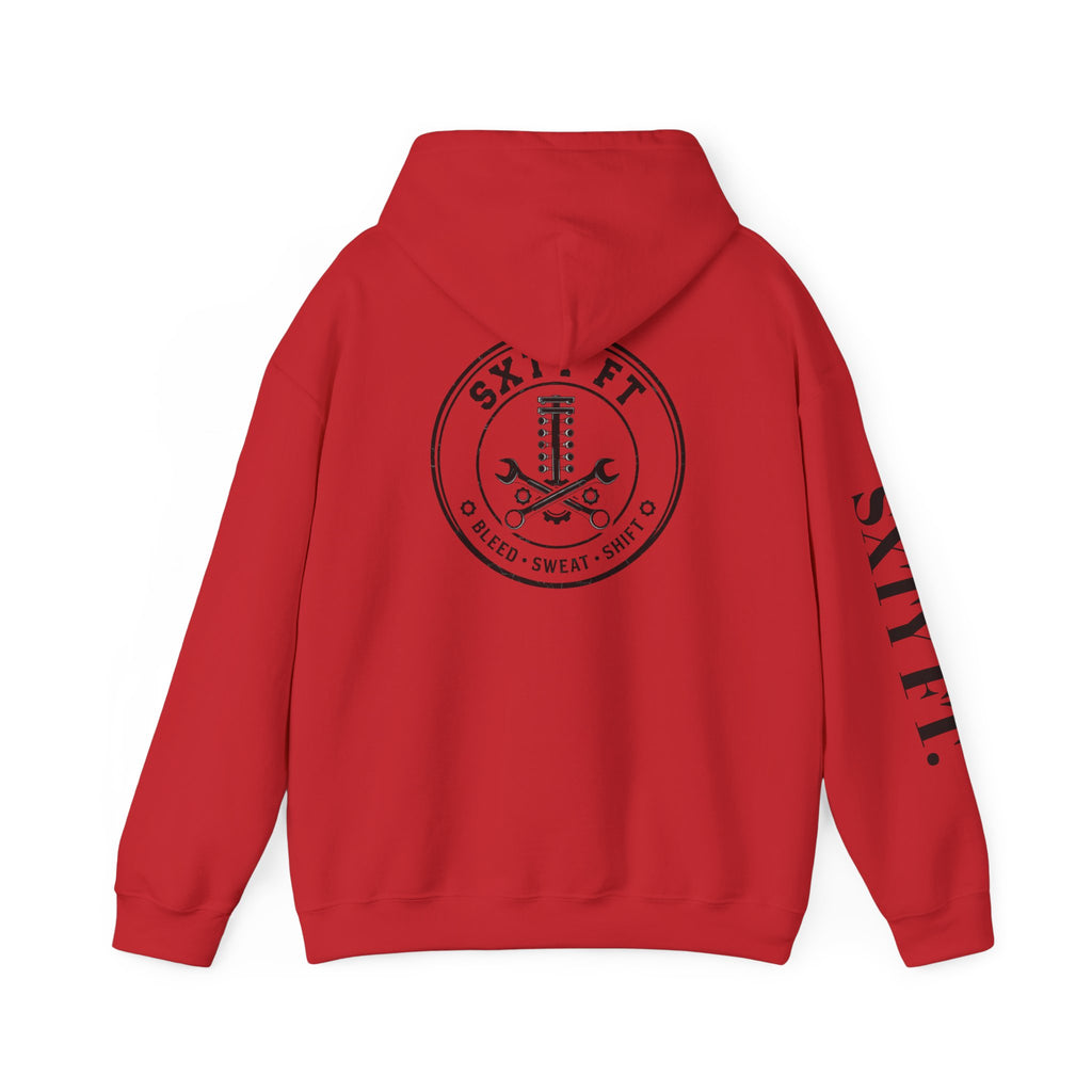 Hoodie - SXTY FT. Minimalist Logo Pullover Hoodie