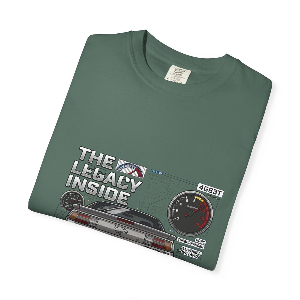Legacy 4G63 T-Shirt — Retro Turbo JDM Car Graphic ("The Legacy Inside")