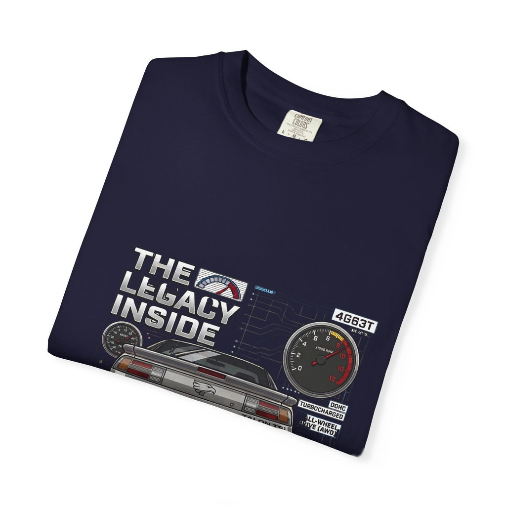 Legacy 4G63 T-Shirt — Retro Turbo JDM Car Graphic ("The Legacy Inside")