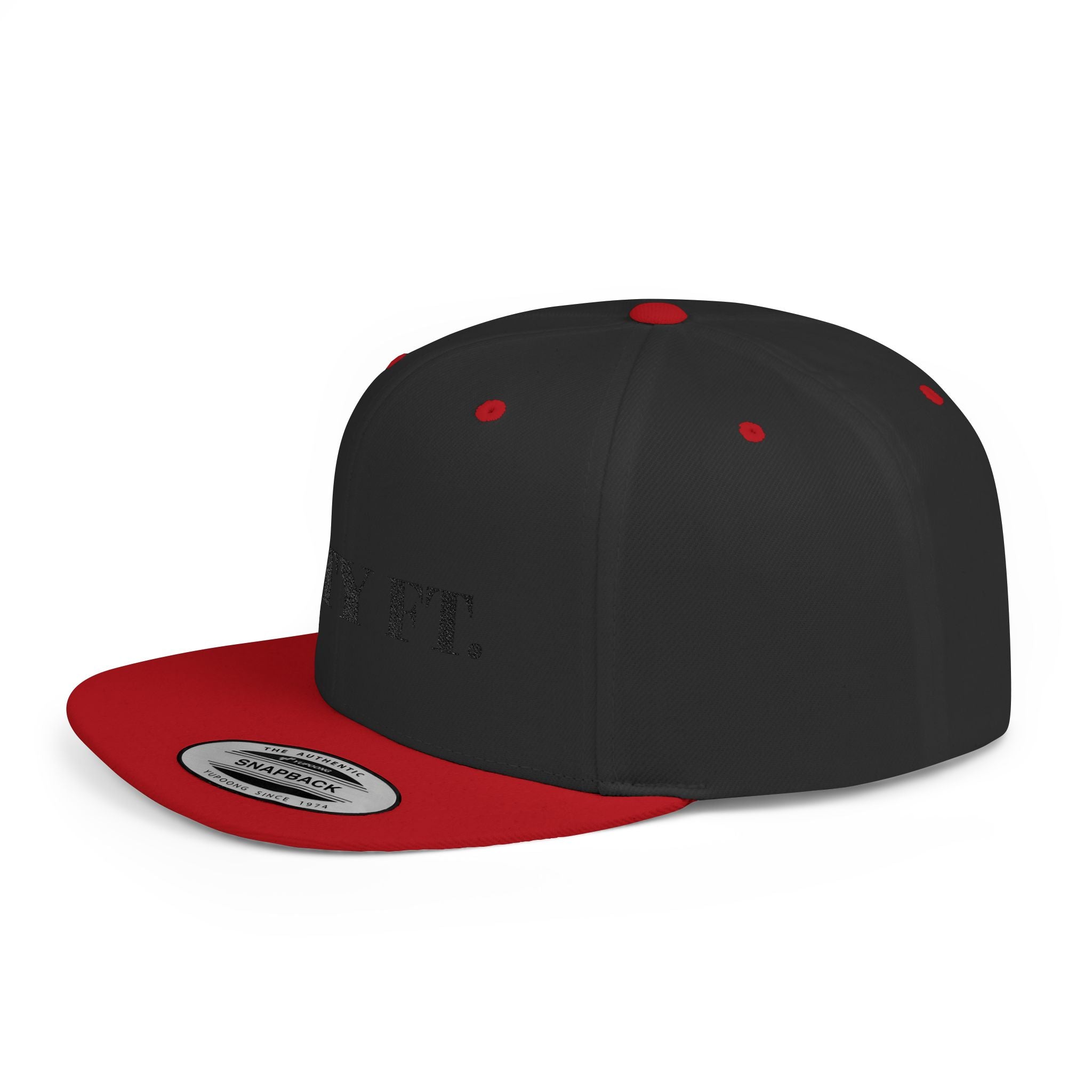 SXTY FT. Flat Bill Snapback Hat — Minimalist Streetwear Cap