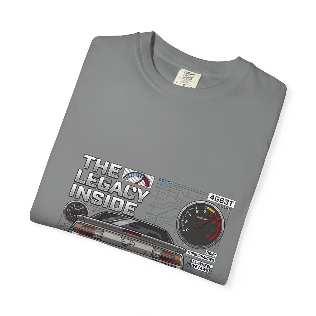 Legacy 4G63 T-Shirt — Retro Turbo JDM Car Graphic ("The Legacy Inside")
