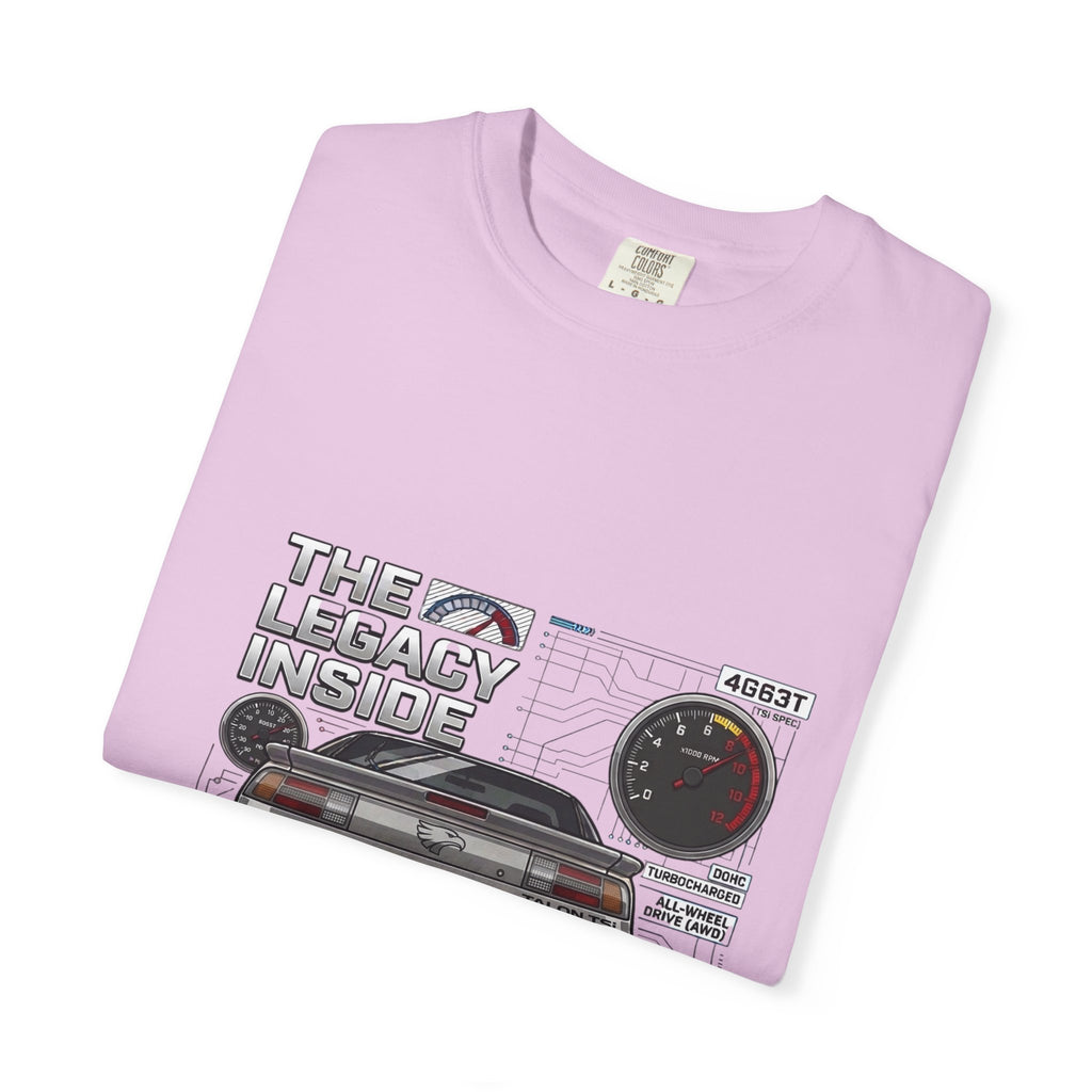 Legacy 4G63 T-Shirt — Retro Turbo JDM Car Graphic ("The Legacy Inside")