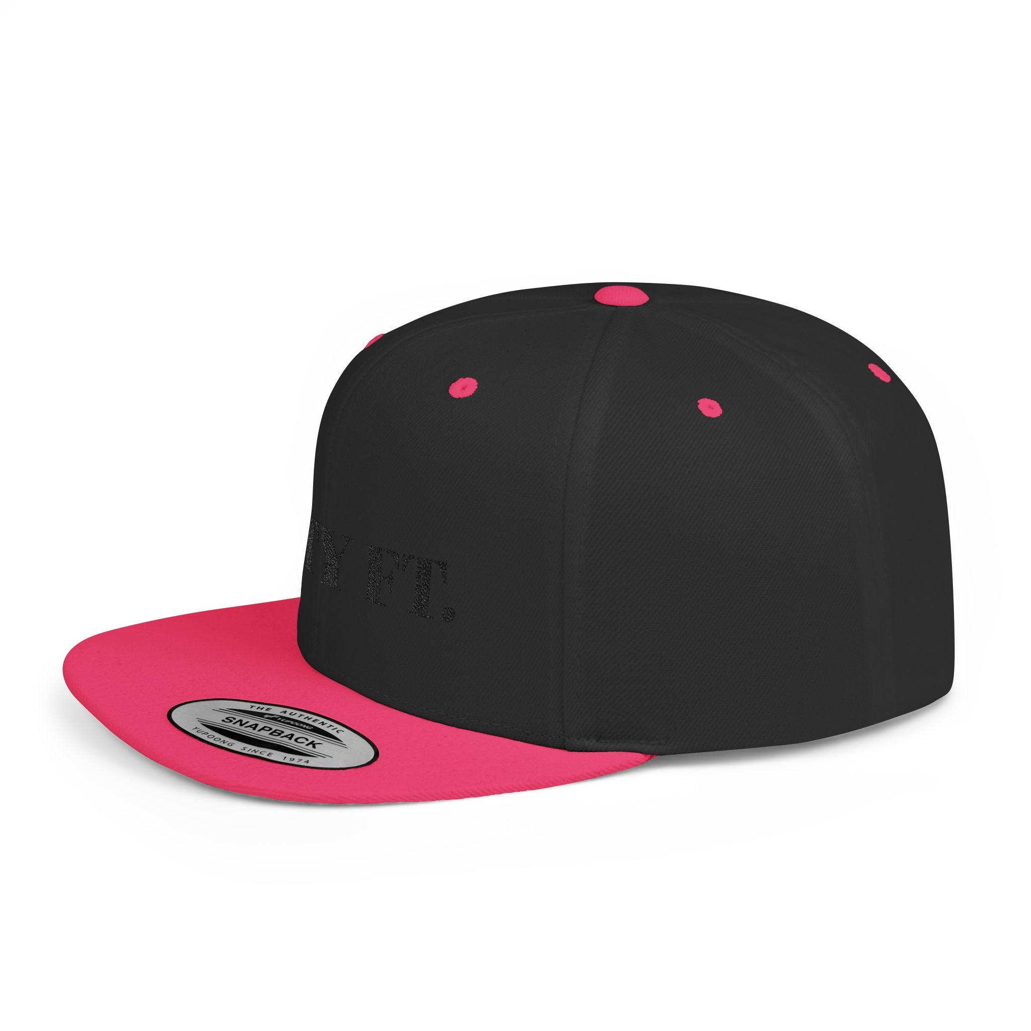 SXTY FT. Flat Bill Snapback Hat — Minimalist Streetwear Cap