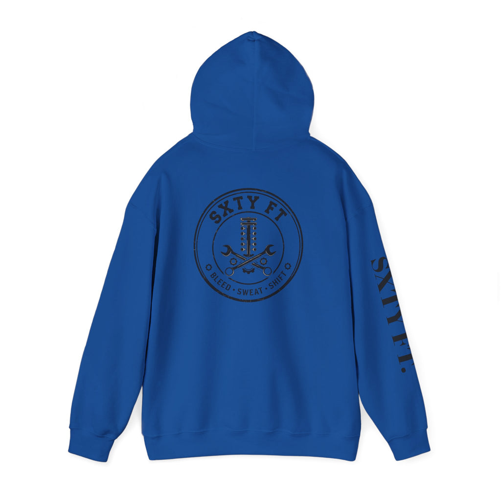 Hoodie - SXTY FT. Minimalist Logo Pullover Hoodie