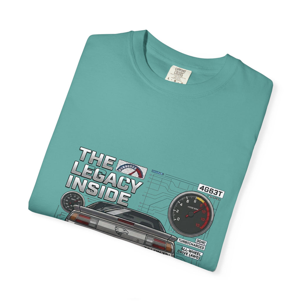 Legacy 4G63 T-Shirt — Retro Turbo JDM Car Graphic ("The Legacy Inside")