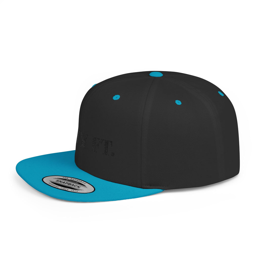 SXTY FT. Flat Bill Snapback Hat — Minimalist Streetwear Cap