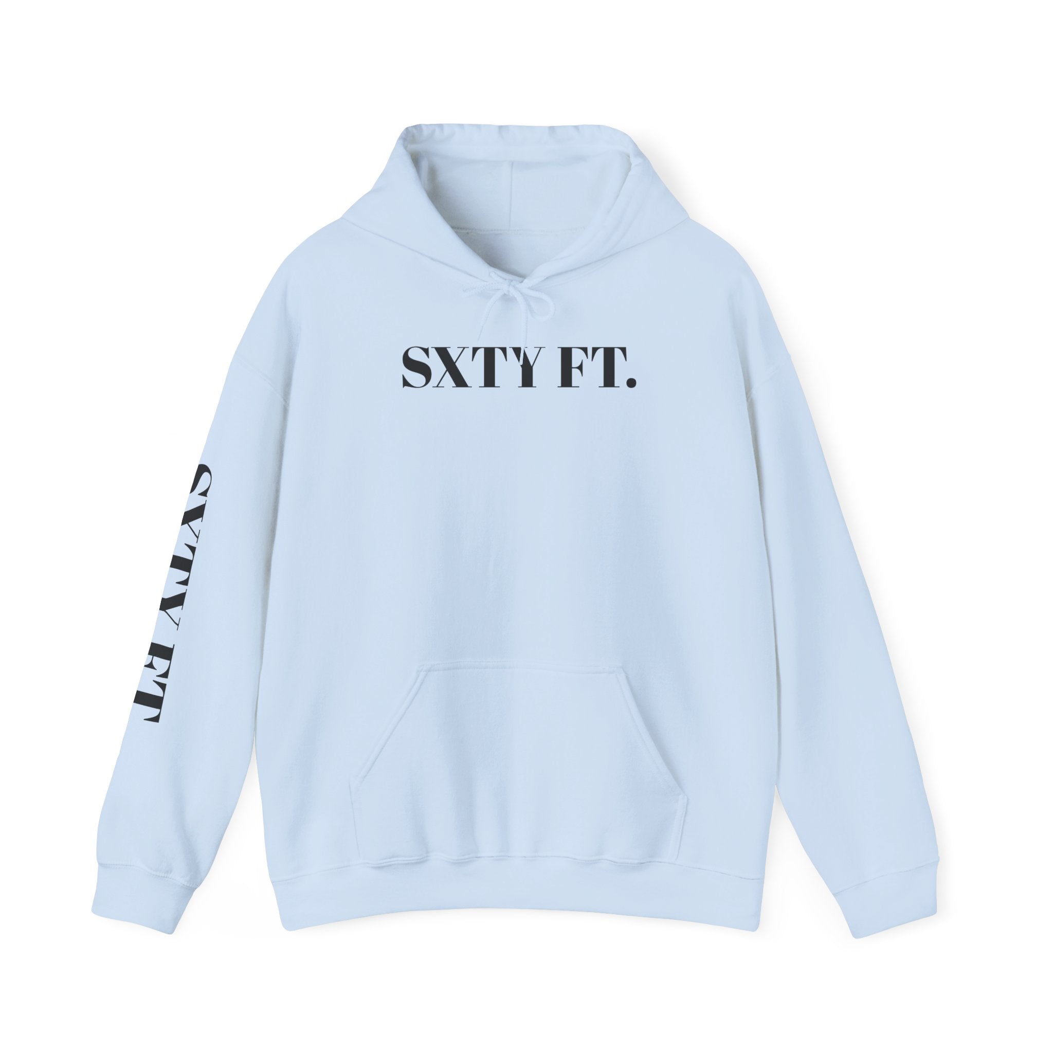 Hoodie - SXTY FT. Minimalist Logo Pullover Hoodie