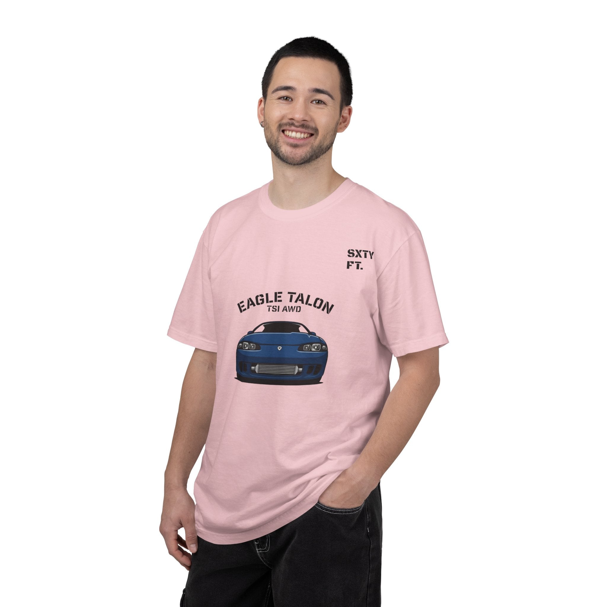Eagle Talon Car Tee — Retro Blue Sports Coupe Graphic T-Shirt