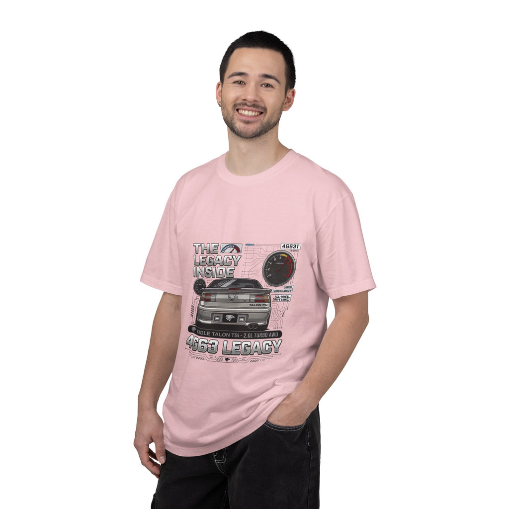 Legacy 4G63 T-Shirt — Retro Turbo JDM Car Graphic ("The Legacy Inside")