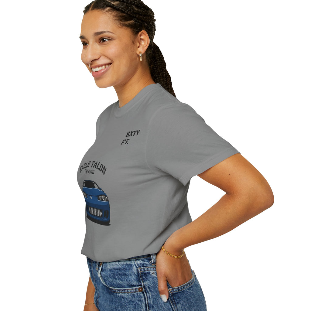 Eagle Talon Car Tee — Retro Blue Sports Coupe Graphic T-Shirt