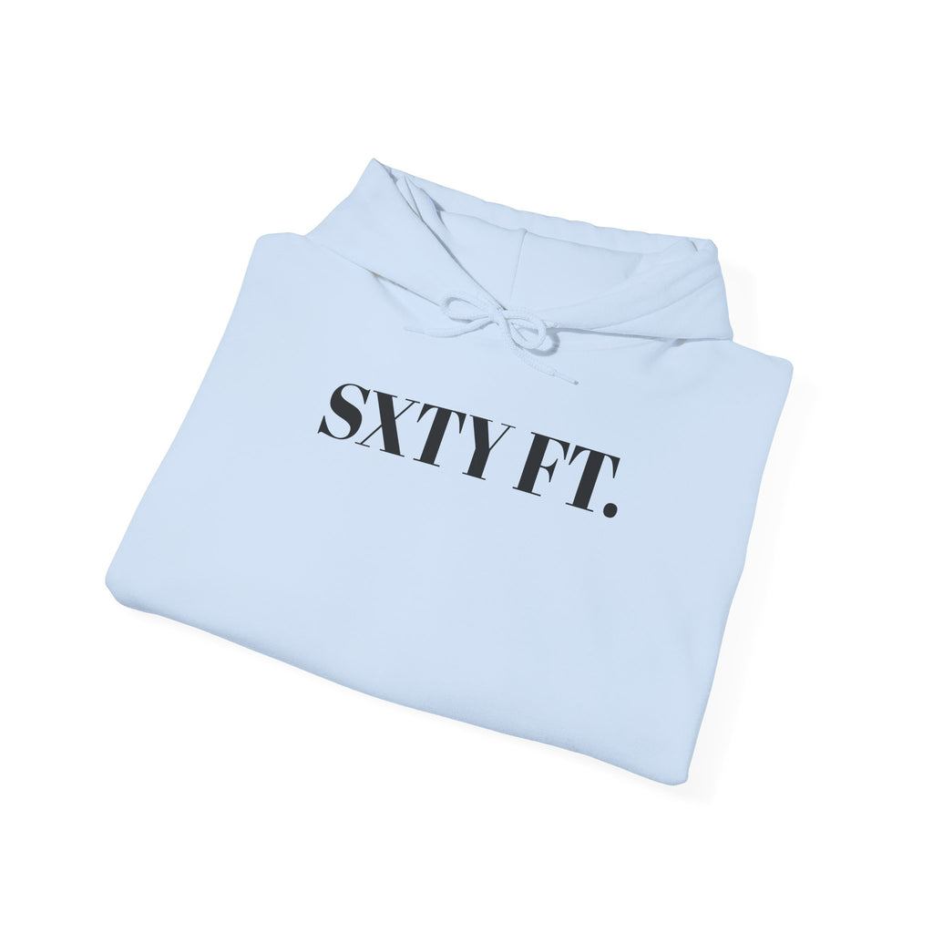 Hoodie - SXTY FT. Minimalist Logo Pullover Hoodie