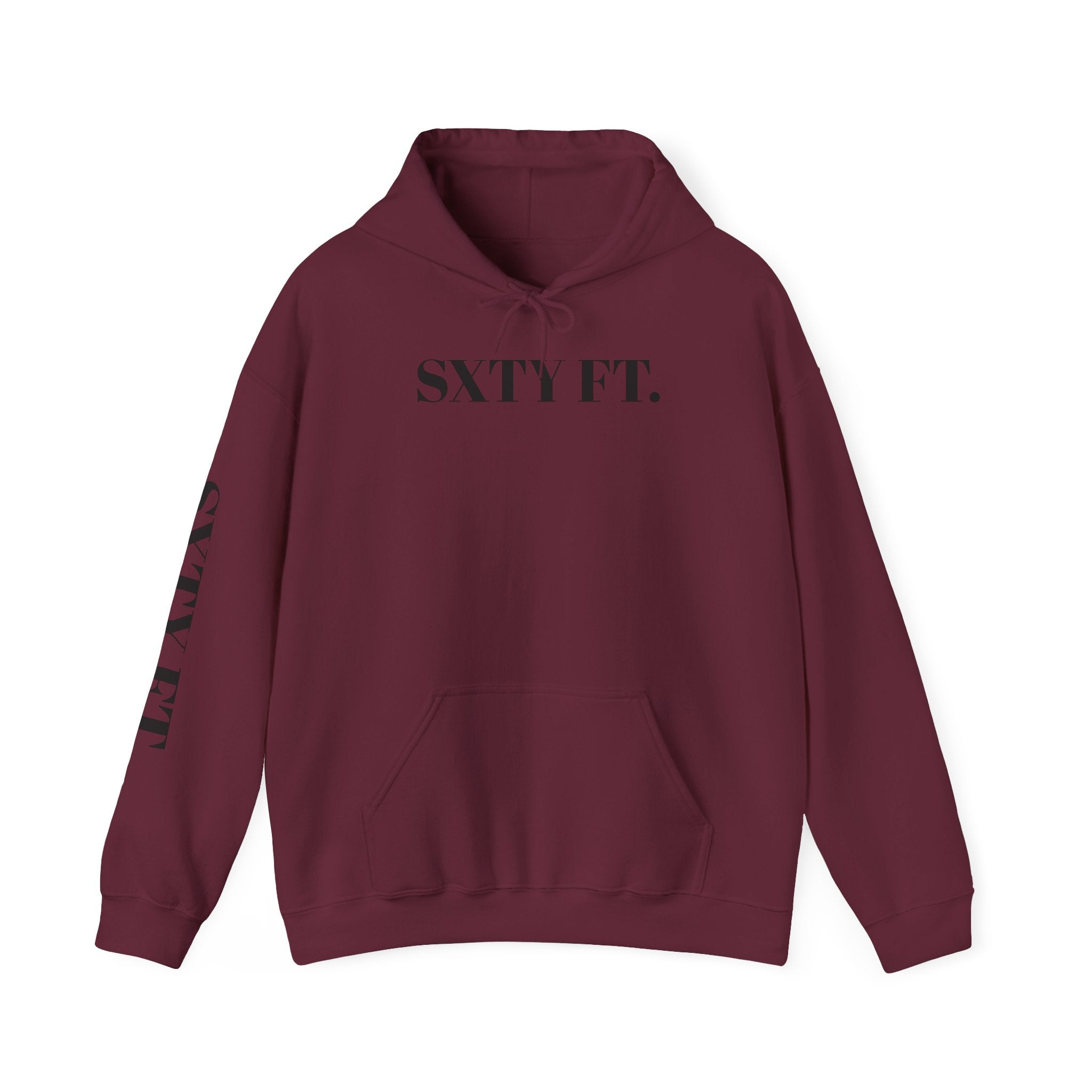 Hoodie - SXTY FT. Minimalist Logo Pullover Hoodie