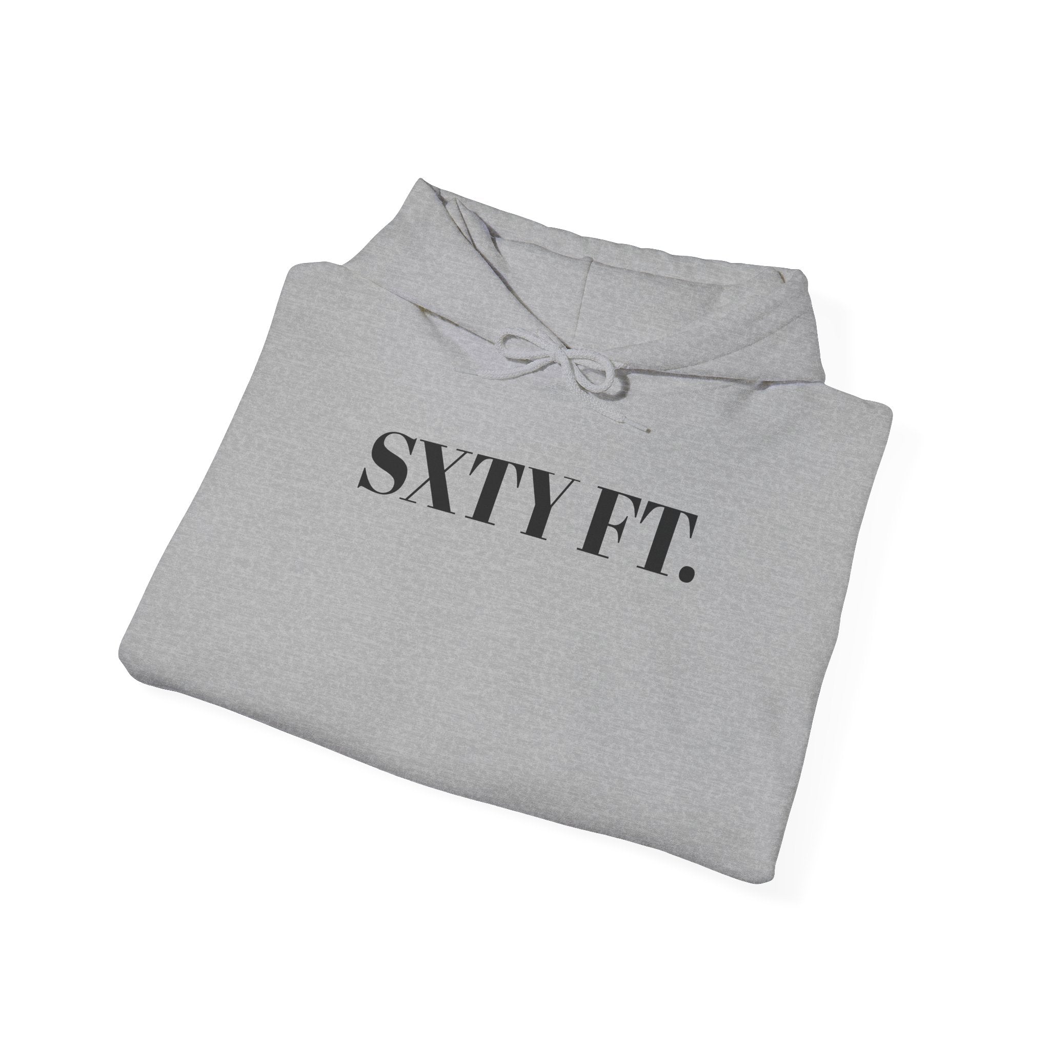 Hoodie - SXTY FT. Minimalist Logo Pullover Hoodie