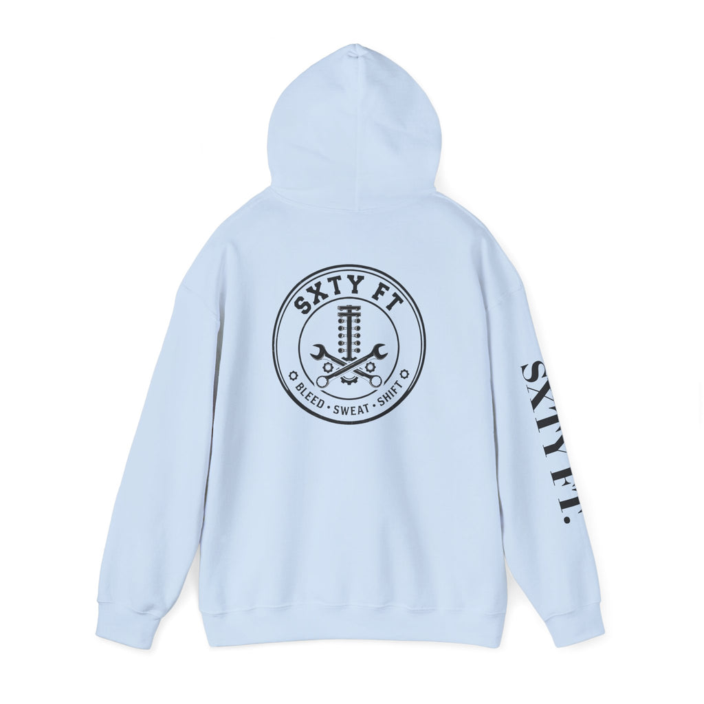Hoodie - SXTY FT. Minimalist Logo Pullover Hoodie