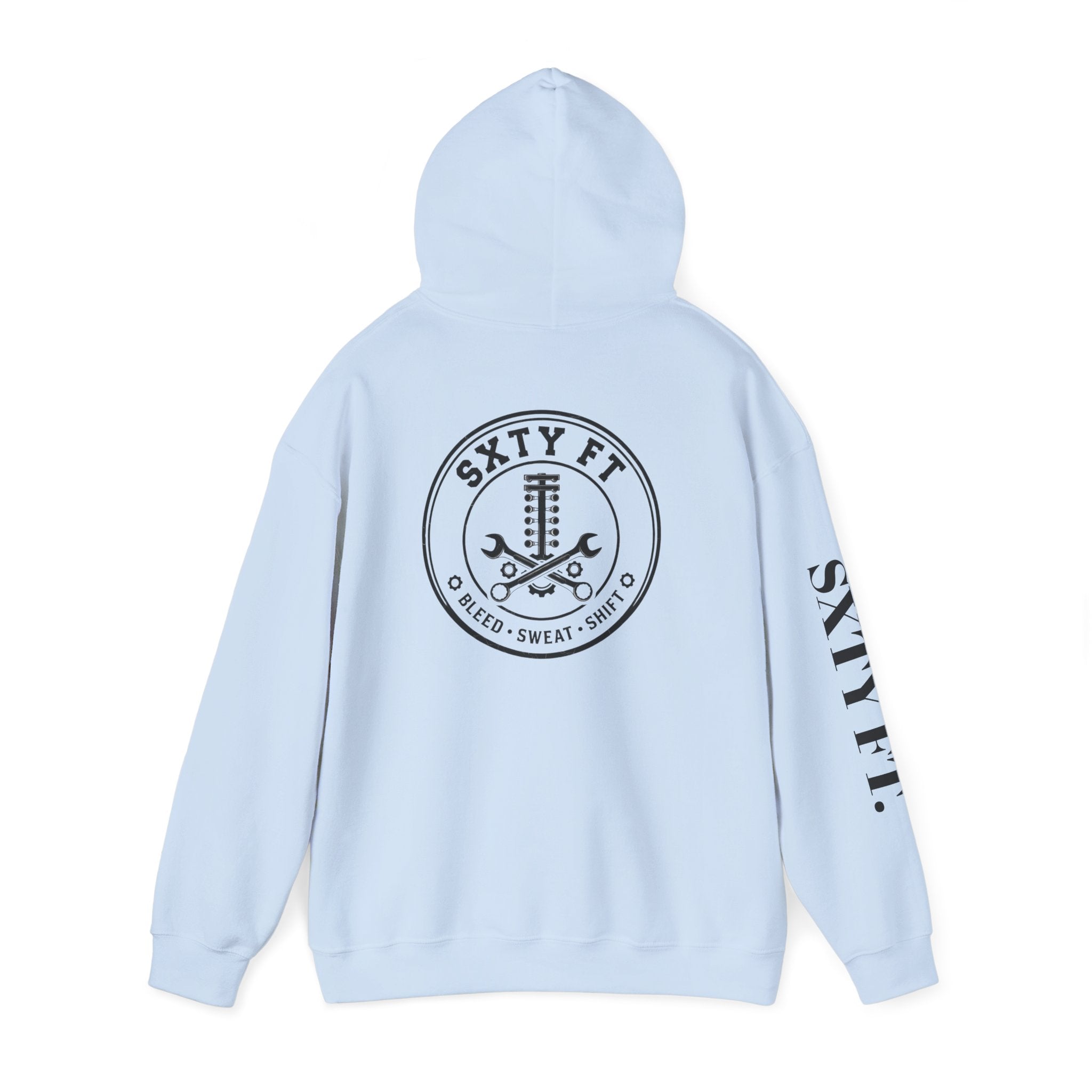 Hoodie - SXTY FT. Minimalist Logo Pullover Hoodie