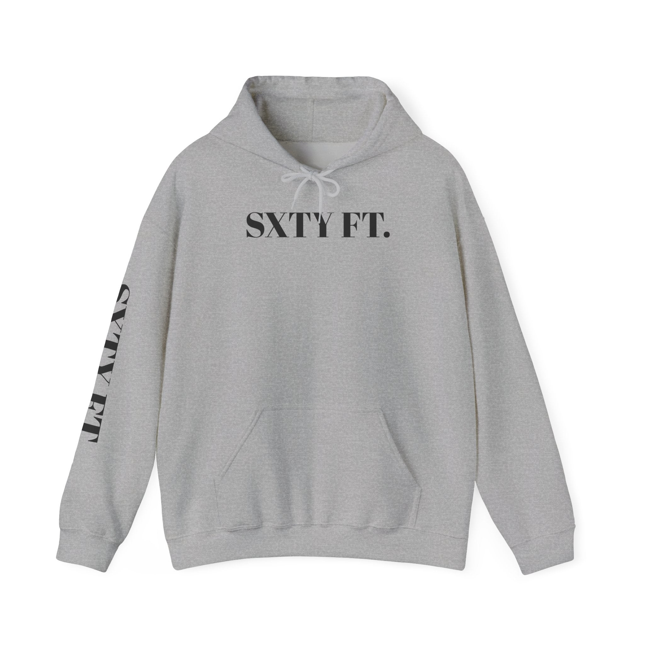 Hoodie - SXTY FT. Minimalist Logo Pullover Hoodie
