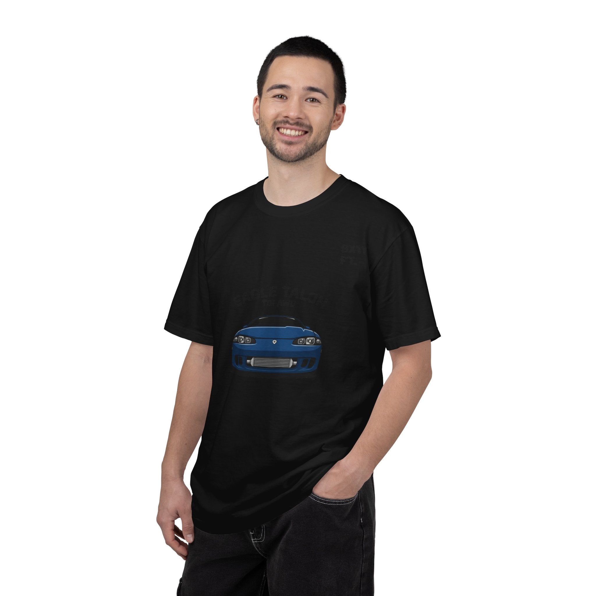 Eagle Talon Car Tee — Retro Blue Sports Coupe Graphic T-Shirt
