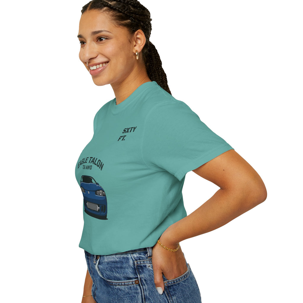 Eagle Talon Car Tee — Retro Blue Sports Coupe Graphic T-Shirt
