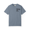 Sxty Ft. Tire Graphic T-Shirt — Vintage Dragster Wheel Tee
