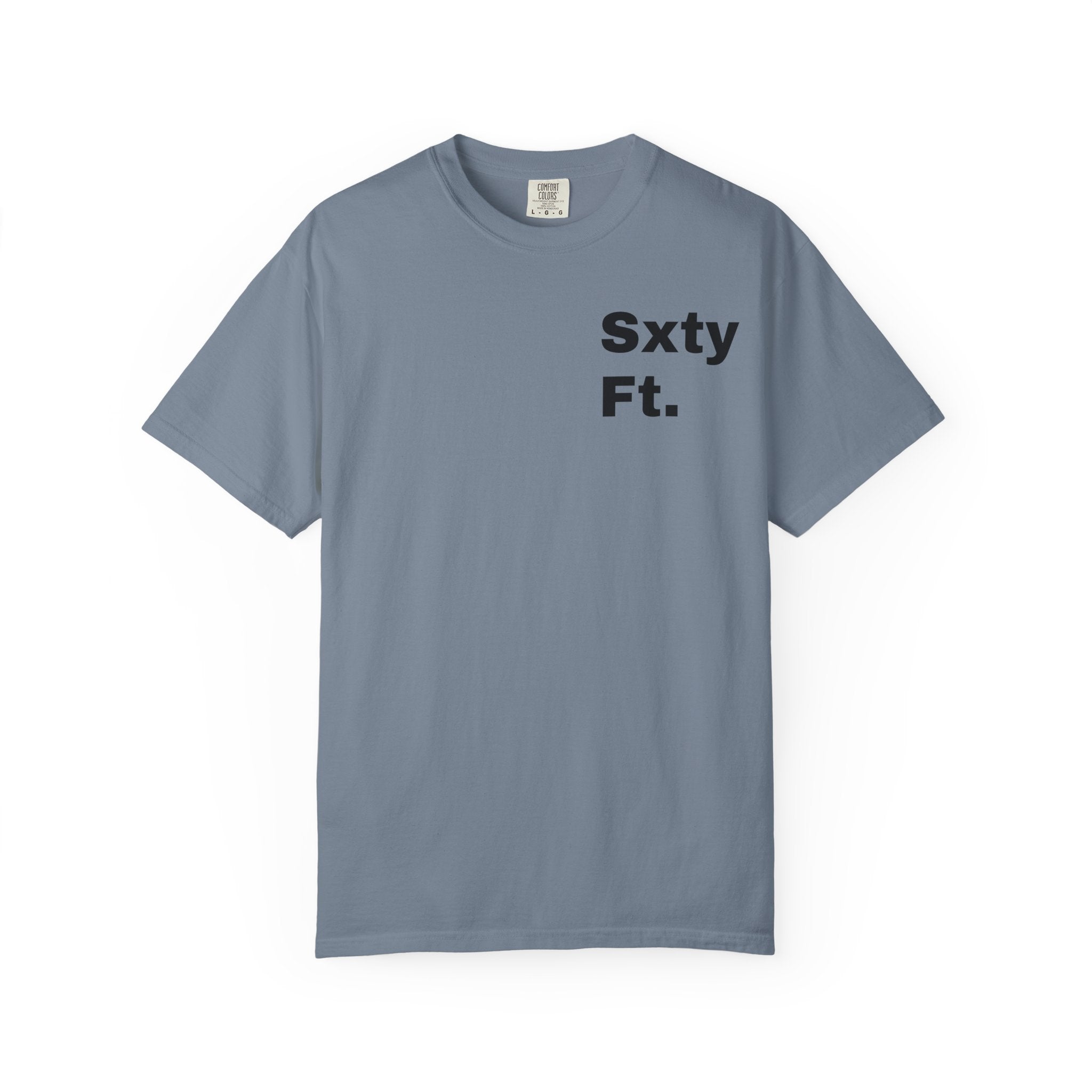 Sxty Ft. Tire Graphic T-Shirt — Vintage Dragster Wheel Tee