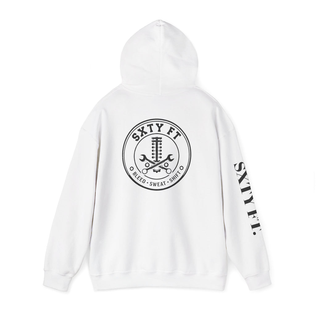 Hoodie - SXTY FT. Minimalist Logo Pullover Hoodie