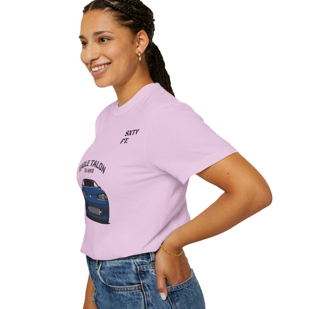 Eagle Talon Car Tee — Retro Blue Sports Coupe Graphic T-Shirt